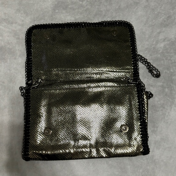 TARNISH Bags Clutch, oversized. Black and silver - Picture 5 of 10